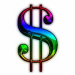 rainbow dollar