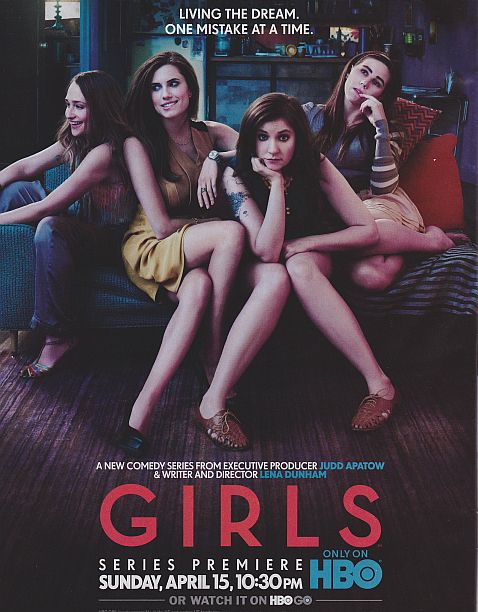 Poster for new HBO show Girls.