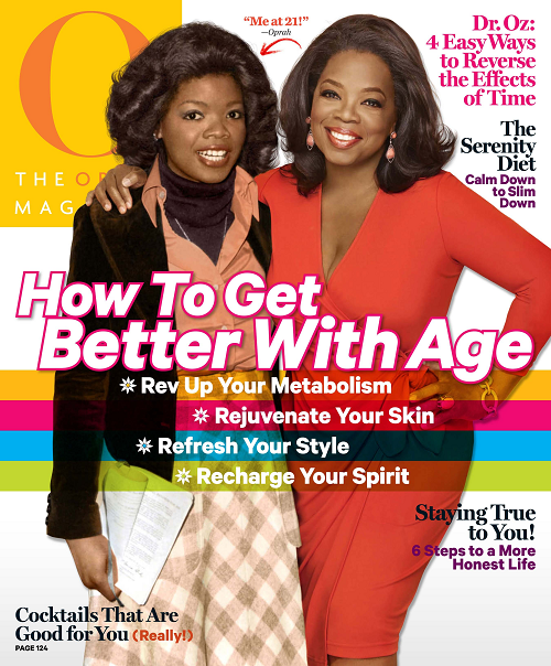 The cover of O Magazine, May 2012.